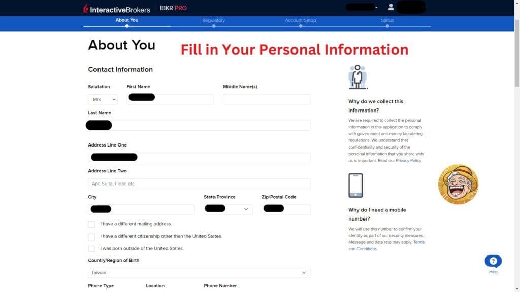 Step by Step Tutorials on IBKR Account Opening 7