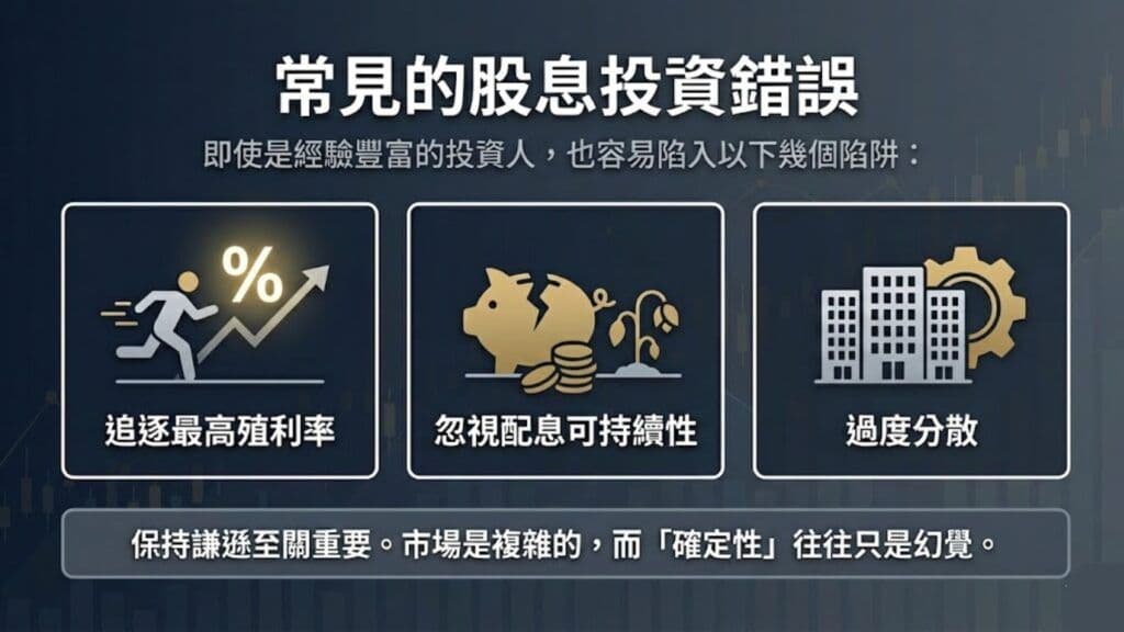 常見的股息投資錯誤