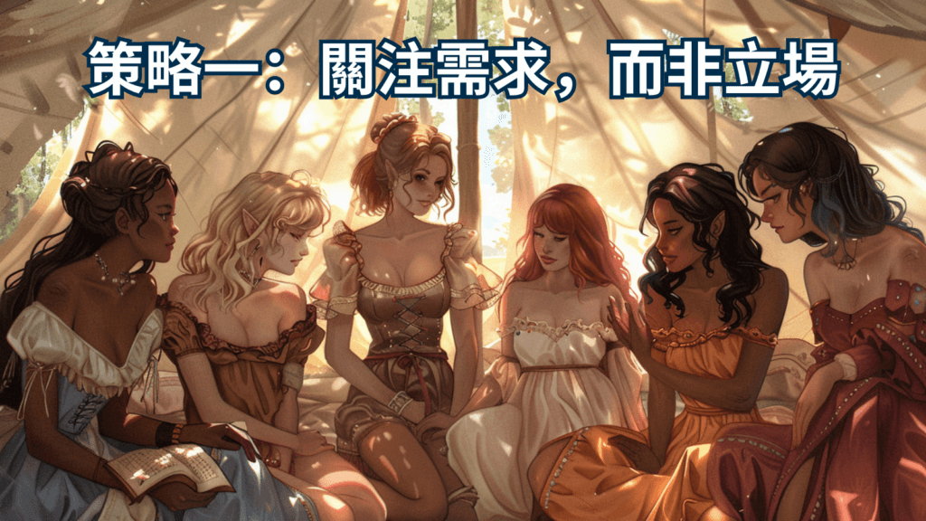 策略一 關注需求,而非立場