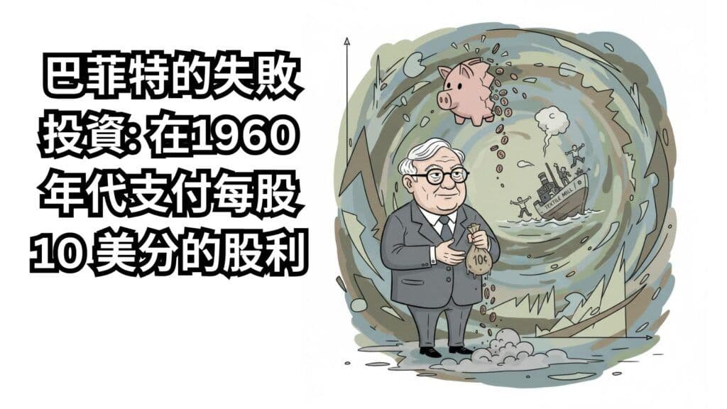 巴菲特的失敗投資 在1960年代支付每股 10 美分的股利