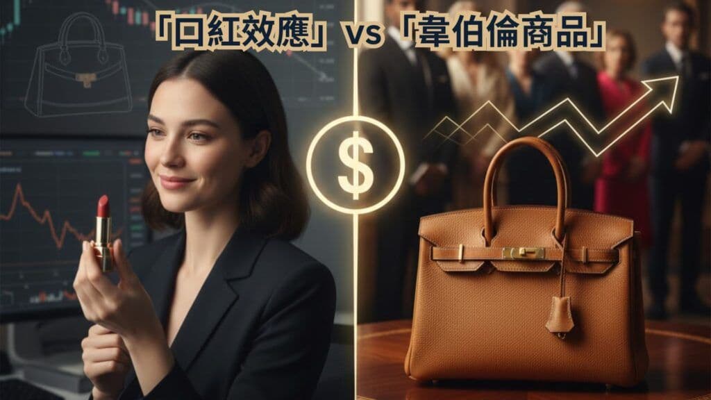 「口紅效應」vs「韋伯倫商品」
