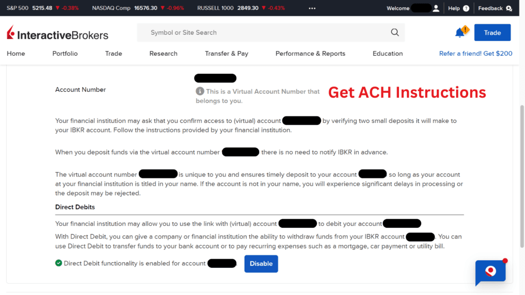 How to Fund Your IBKR Account by ACH (US Banks) 8