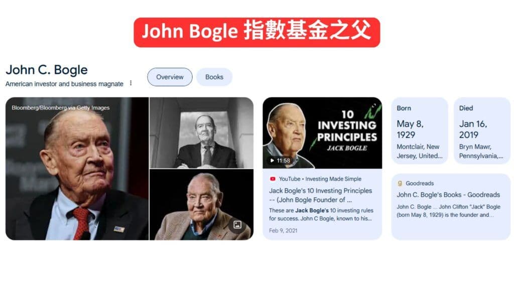 John Bogle 指數基金之父