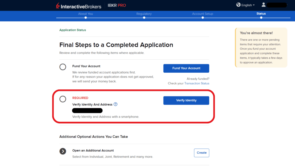 Verify Identity and Address
