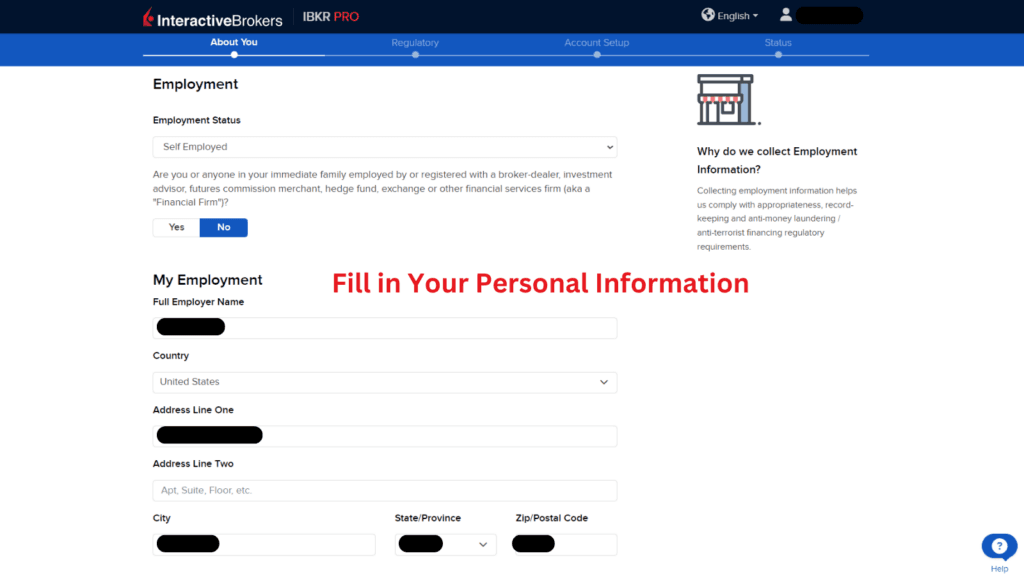 Step by Step Tutorials on Interactive Brokers Account Opening Process 10