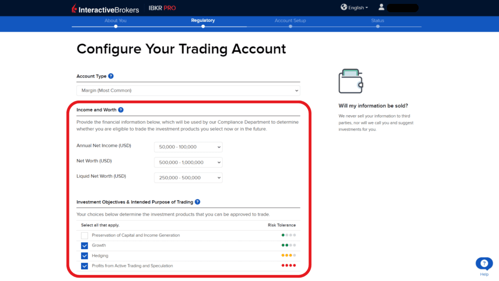 Configure Your Trading Account 2